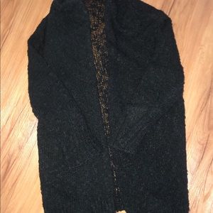 Black cardigan